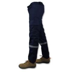Kışlık Gabardin Reflektörlü İş Pantolonu