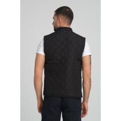 İçi Polarlı Mikro Yelek Siyah