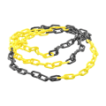 Plastik Zincir Sarı Siyah 8 mm - 100 Metre