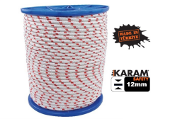 12 mm Statik Halat KH34 | Polyester Emniyet Halatı