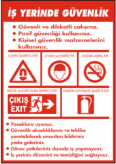 İş Yerinde Güvenlik Talimatı