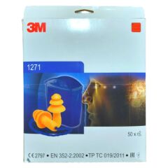 3M 1271 Koruyucu Kulak Tıkacı - 50 Adetlik