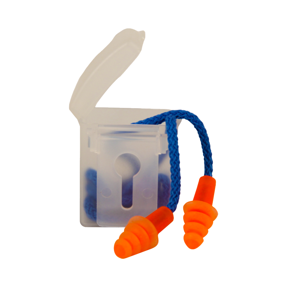 BBU Quad Çam Tipi Kulak Tıkacı (50 çift - Kutulu – Kordonlu)