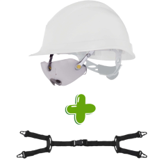 Delta Plus Kendinden Gözlüklü Çene Bağlı Baret