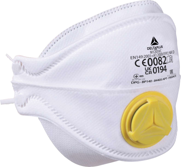 Delta Plus M1205V FFP2 Ventilli Toz Maskesi (10 Adet)