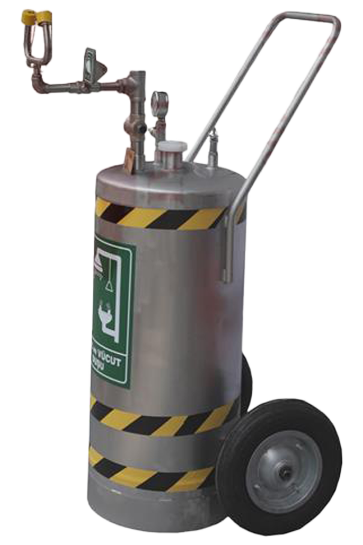 Seyyar Taşınabilir Göz Duşu Krom Paslanmaz