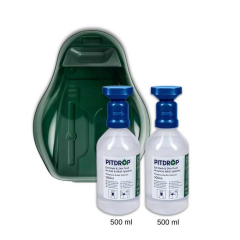 PitDrop® pH Duvar İstasyonu | Kimyasal Müdahale Göz ve Cilt Yıkama Ünitesi