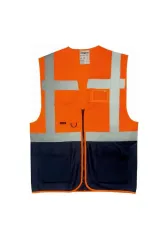 UNIWEST Mühendis İkaz Yeleği M - Sarı-Lacivert
