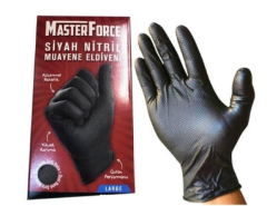 MasterForce Kalın Tırtıklı Nitril Eldiven