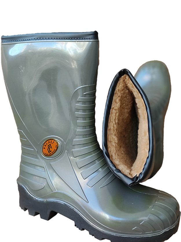 Palalı PVC Çelik Burunlu ve Çelik Tabanlı Soğuk Hava Emniyet Çizmesi S5