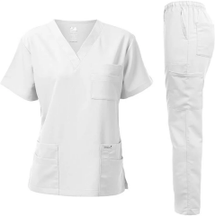 Beyaz Hemşire Takımı – Scrub Takım