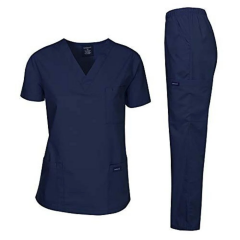 Lacivert Hemşire Takımı – Scrub Takım XL